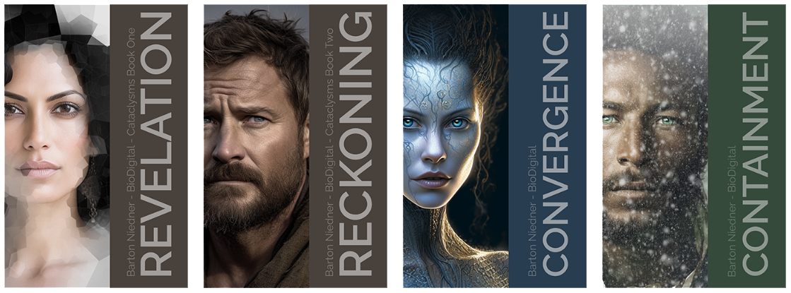 BioDigital Novels - Book Covers